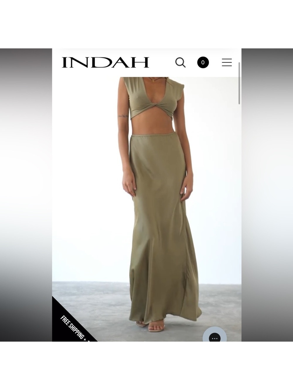 INDAH DAPHNE MAXI SKIRT